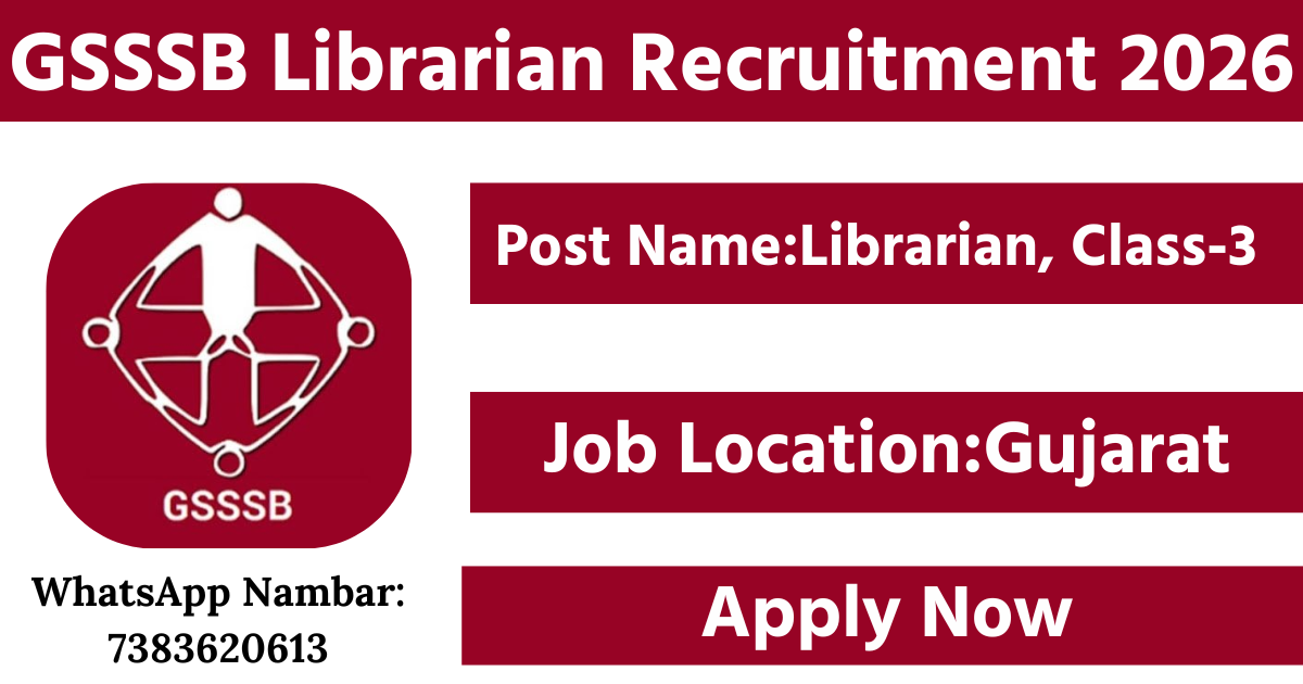 GSSSB Librarian Recruitment 2026